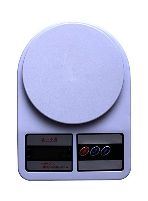 ميزان مطبخ إلكتروني طراز Sf400 أبيض