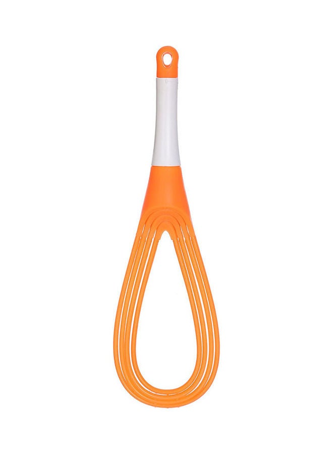 Plastic Egg Whisk 2 In 1 Orange - Image 2