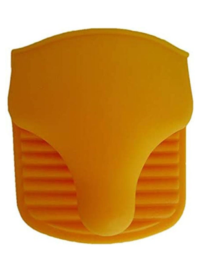 Holder For Hot Pots From The Silicone Insulation From Heat Orange 