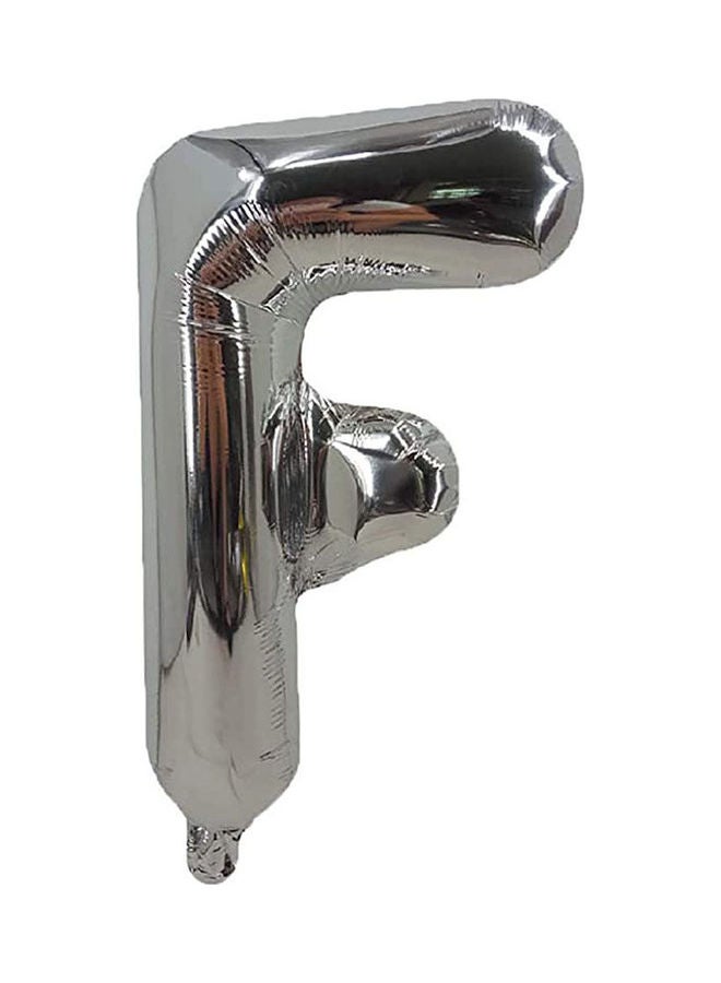 Party Time Party Time F Letter Foil Balloon 