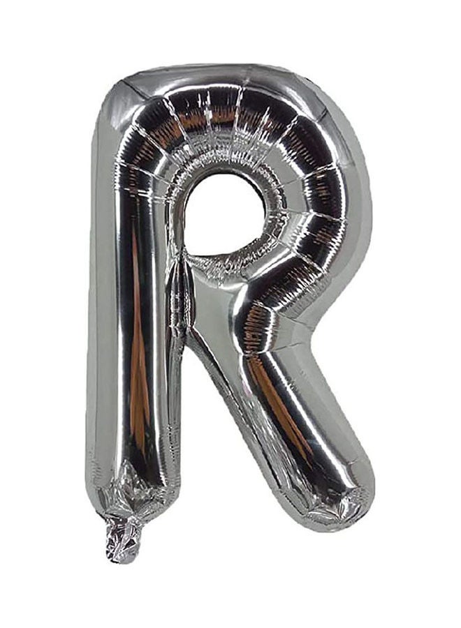 بارتي تايم بالون من القصدير على شكل حرف R للحفلات