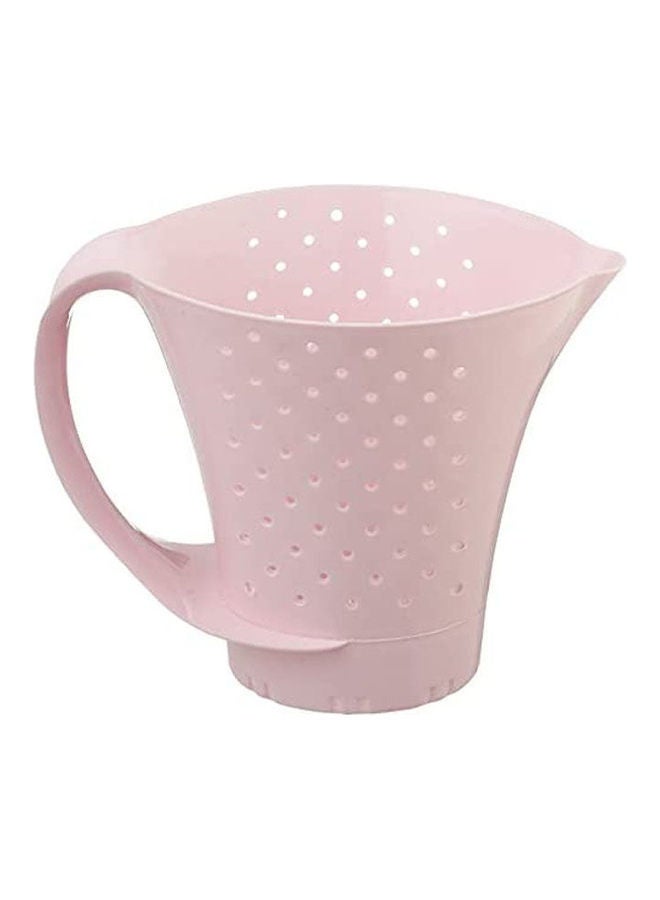 Agfa Jug-Shaped Plastic Rice Strainer Pink - Image 2