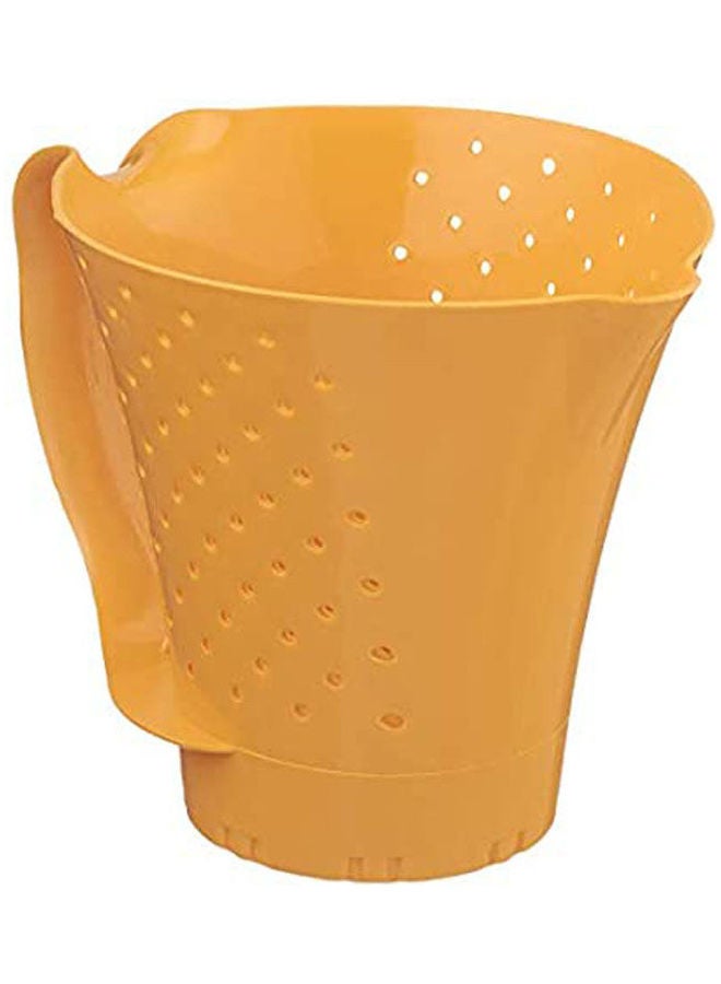 Agfa Jug-Shaped Plastic Rice Strainer Orange - Image 1