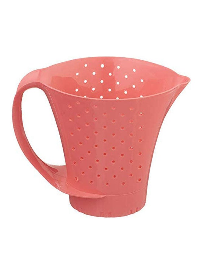 Agfa Jug-Shaped Plastic Rice Strainer Pink  - Image 2
