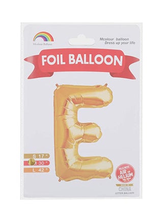 Foil Balloon   Letter E   Meduim Size - v1635091555/N51548660A_1