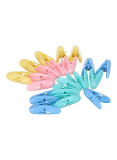 Generic Plastic Cloth Pins, 20 Pieces Multicolour  - Image 1