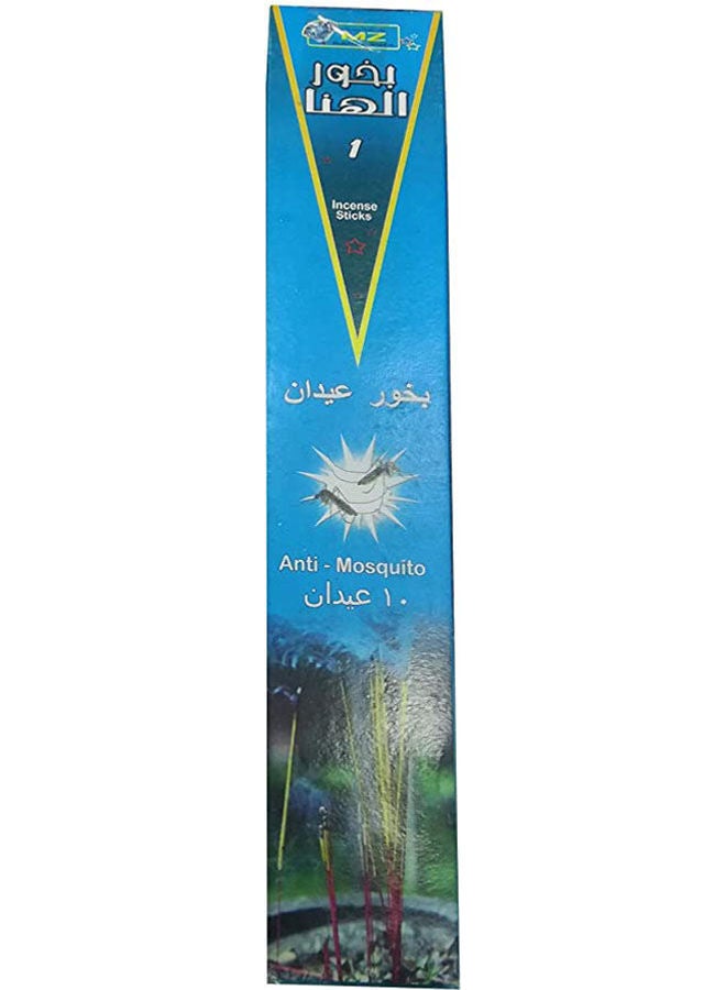 أعواد بخور الهانا طارد للبعوض مكونة من 12 عودا متعدد الألوان 