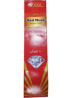 Generic Incense Sticks Incense Red 10 Sticks Multicolour 