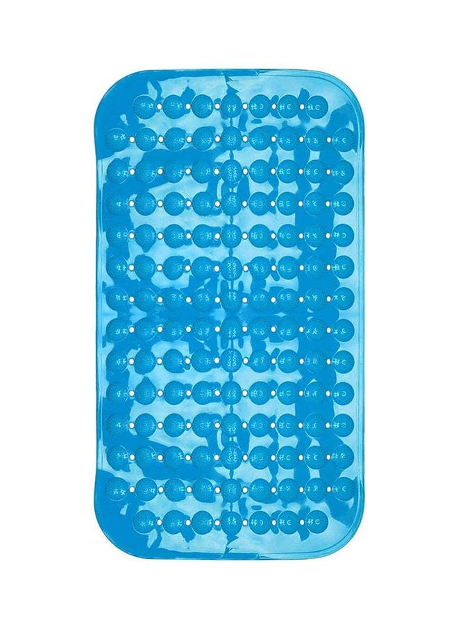 Rectangle Shaped Bathtub Mat Blue - Image 2