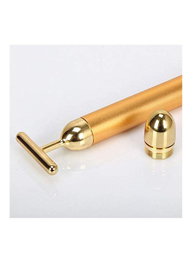 Generic Vibration Body Massager For Face Gold - Image 2