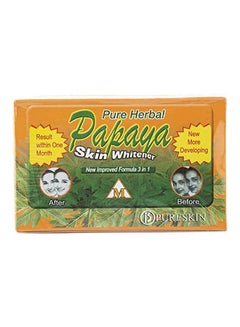 PAPAYA Skin Whitener Papaya Soap 3 In 1 Multicolour 135grams  - Image 1