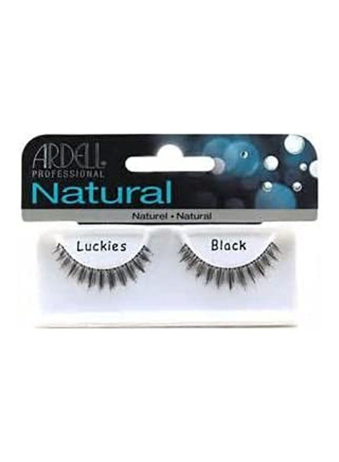 ARDELL Professional Natural Eye Lashes, Luckies Black 