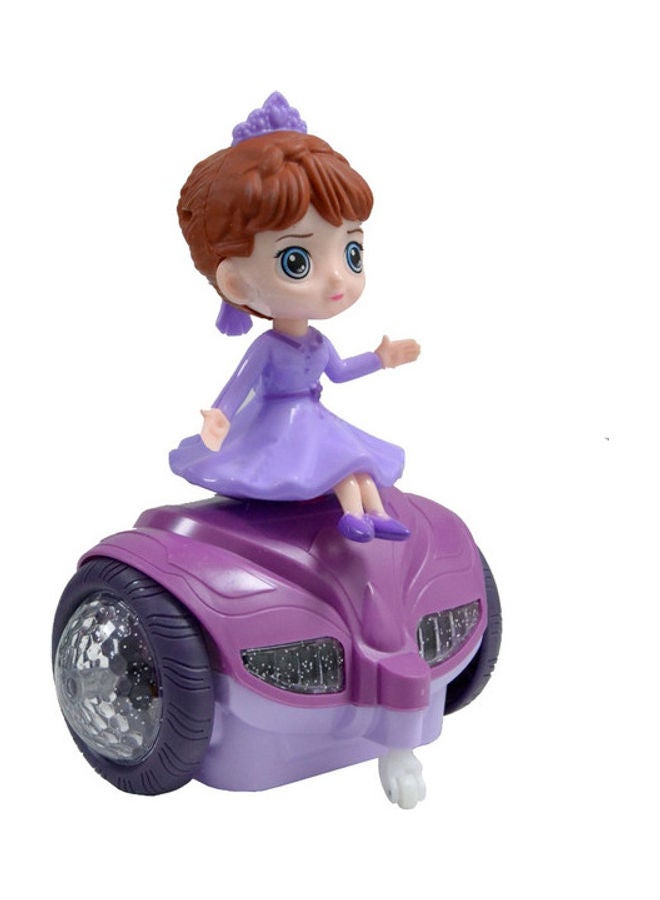 Toyland - Princess Balance Car Rotating Toy With Light And Sound 14cm - Image 1
