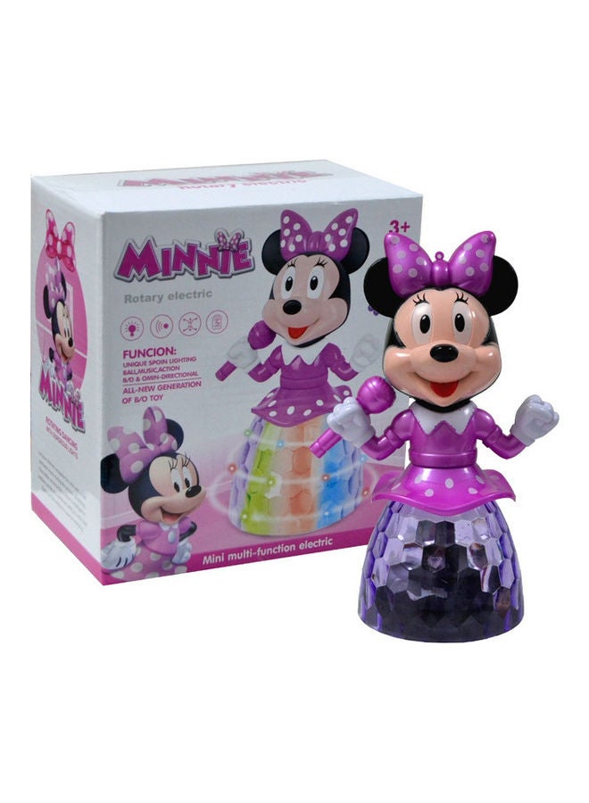 Toyland Minnie 3D Light Function Rotating Toy 17cm - Image 3