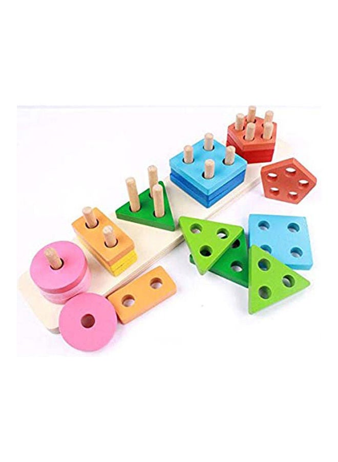 Montessori Maths And Colors Shape Kids Wooden Learning And Education Toy