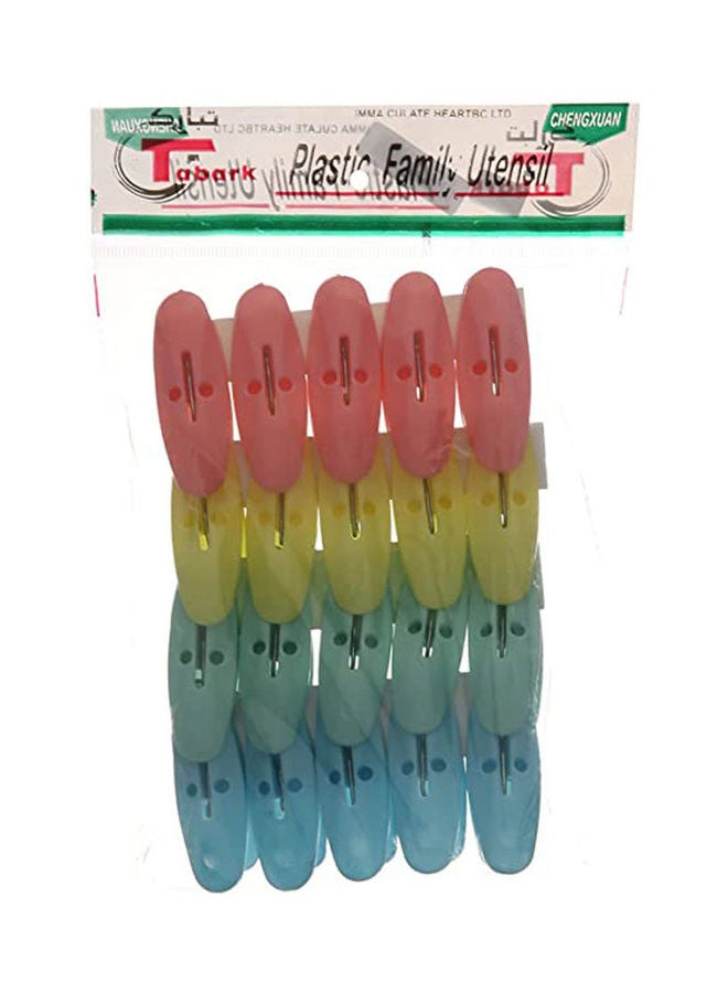 Agfa Plastic Clothing Tweezers Set Multicolour  - Image 1