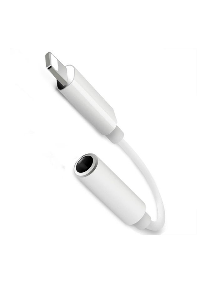 بلاك تايجر محول ايفون بمنفذ اوكس لسماعة الراس أبيض - Image 1