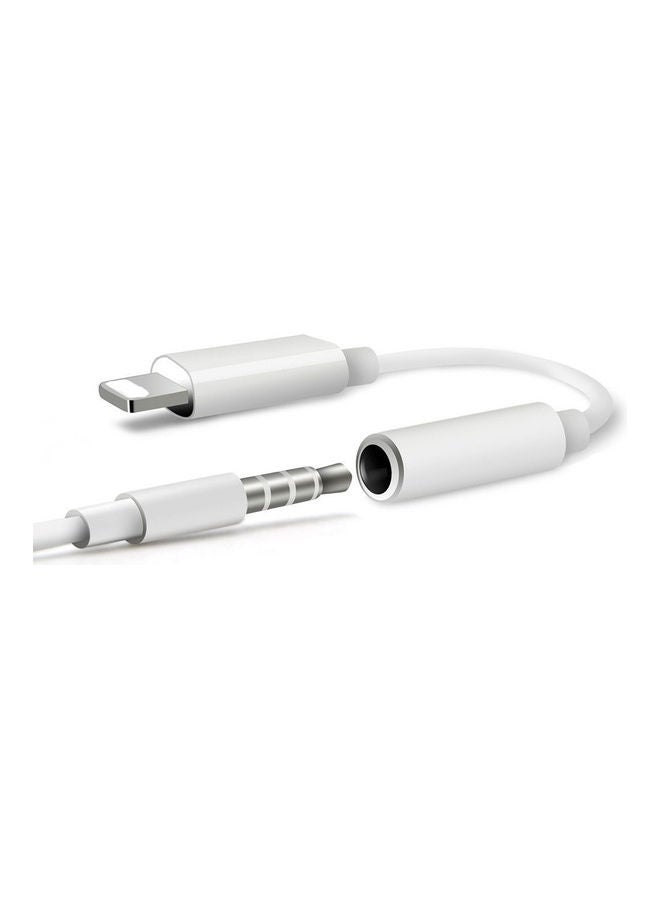 بلاك تايجر محول ايفون بمنفذ اوكس لسماعة الراس أبيض - Image 2