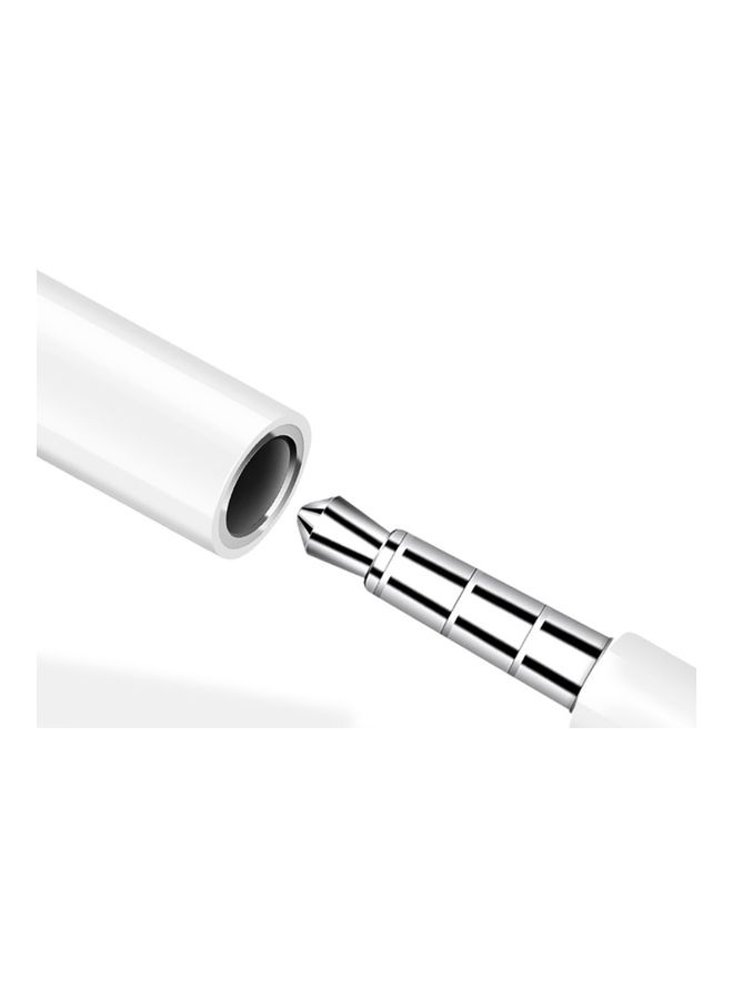 بلاك تايجر محول ايفون بمنفذ اوكس لسماعة الراس أبيض - Image 5