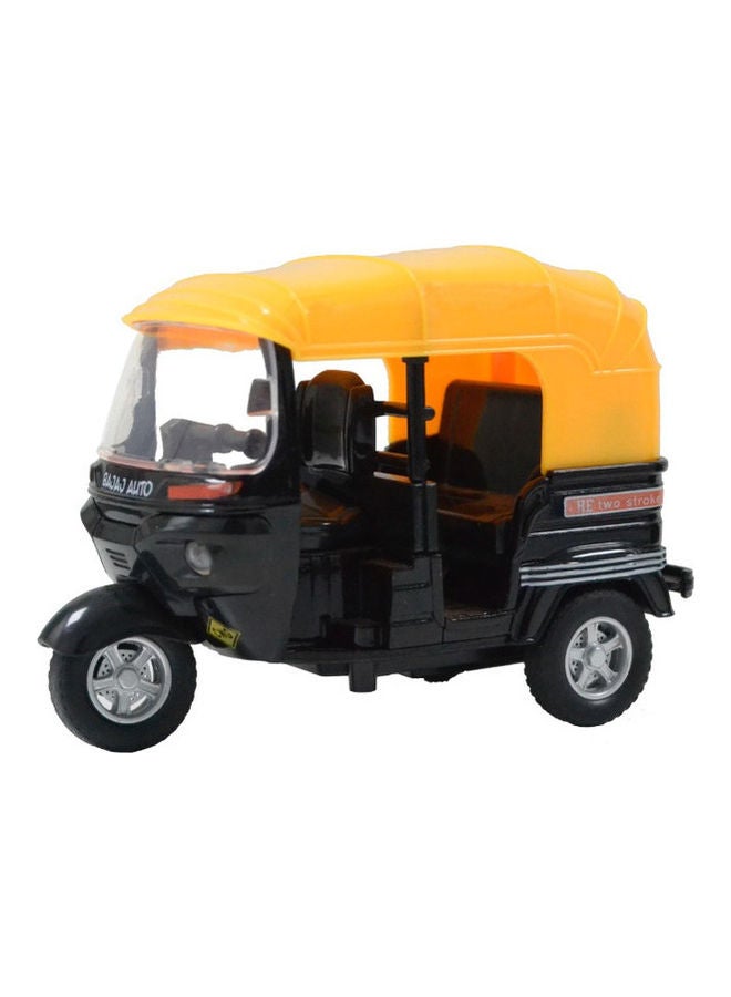 توي لاند مجسم مركبة توك توك بتصميم مصبوب يعمل بالضغط للخلف 10.5سم - Image 1