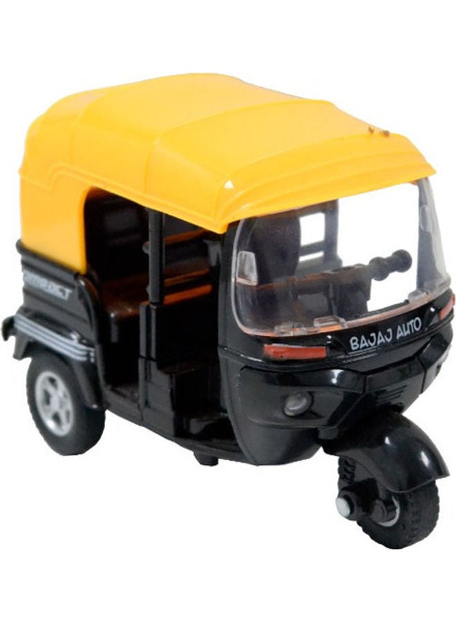 توي لاند مجسم مركبة توك توك بتصميم مصبوب يعمل بالضغط للخلف 10.5سم - Image 3