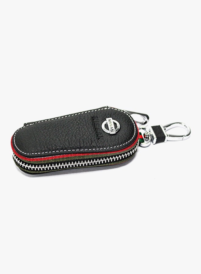 AFGT Nissan Logo Key Fob Case With Carabiner Hook  - Image 2