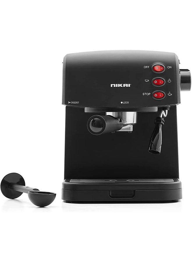 NIKAI Espresso Maker 1.5 L 850.0 W NEM1690A Black  - Image 4