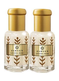 ZAREEN Pack Of 2 Original White Musk Perfume Oil 2x6ml  - Image 2