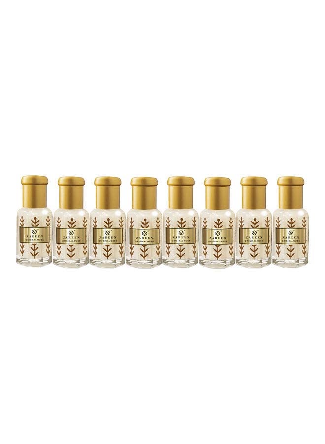 ZAREEN 8-Piece Original White Musk Perfume Oil 8x6ml  - Image 2