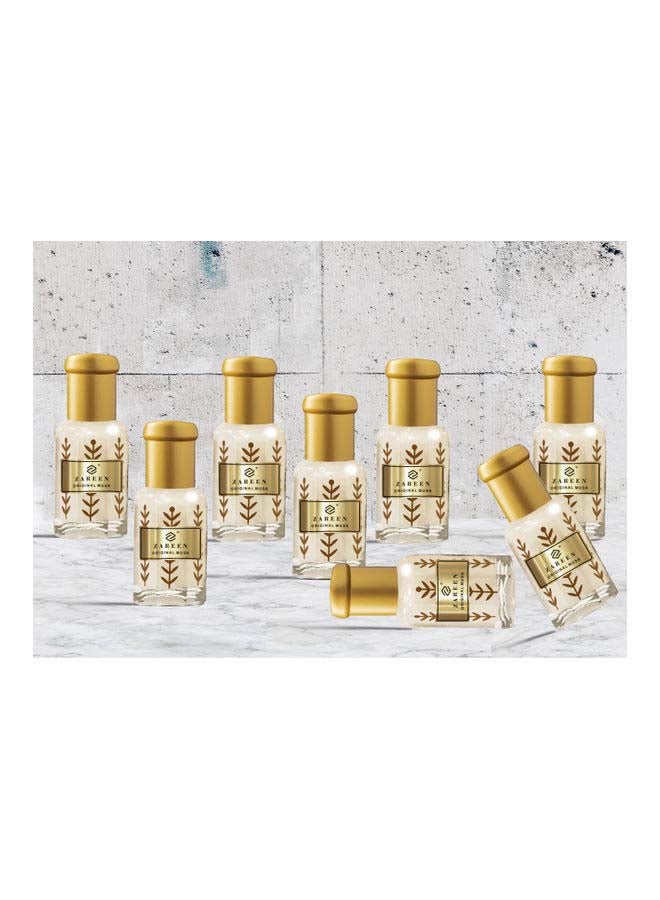 ZAREEN 8-Piece Original White Musk Perfume Oil 8x6ml  - Image 3