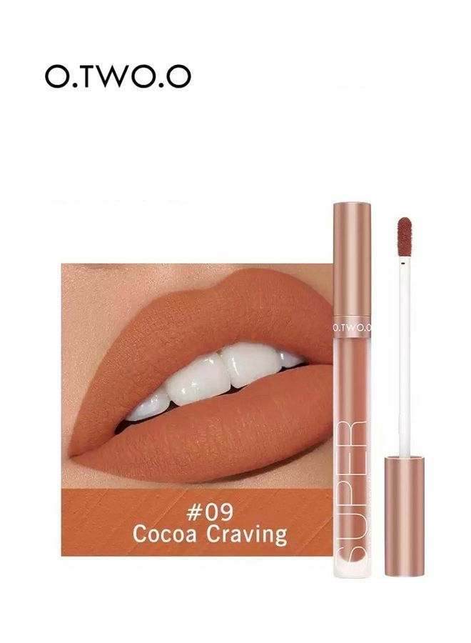 O.TWO.O Nude Velvet Texture Lipgloss 09 Cocoa Craving  - Image 2