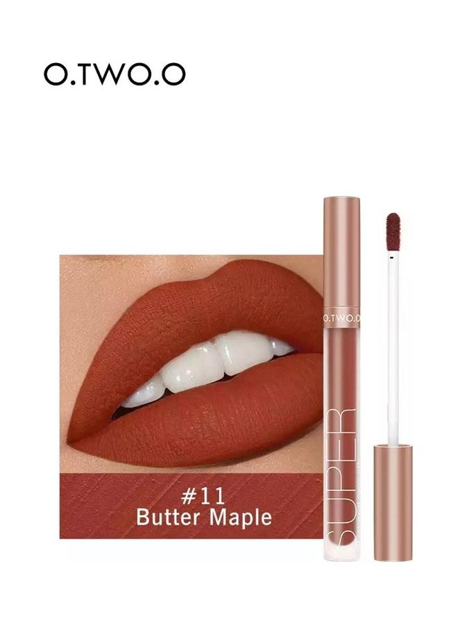 O.TWO.O Nude Velvet Texture Lipgloss 11 Butter Maple  - Image 2