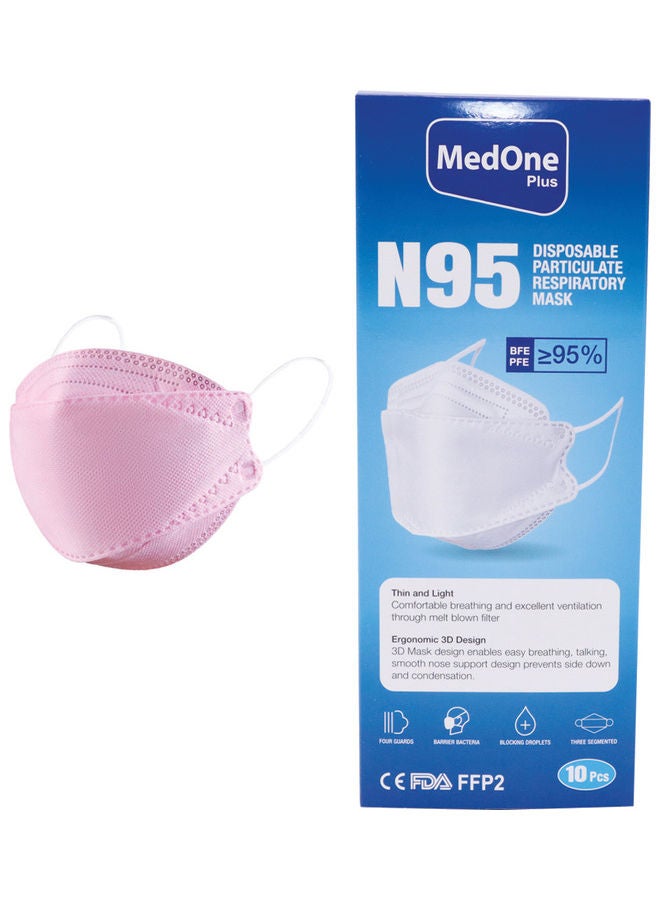 MedOne 10-Piece N95 Disposable Particulate Respiratory Mask  - Image 2