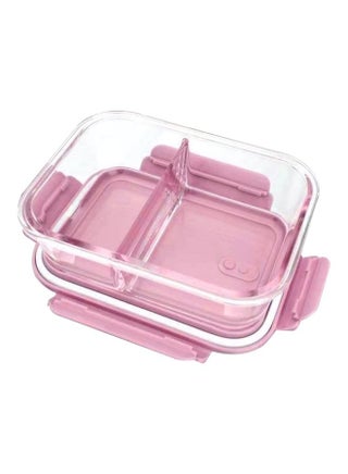 2-Compartment Glass Lunch Box Container Pink - v1635141529/N51549957A_1