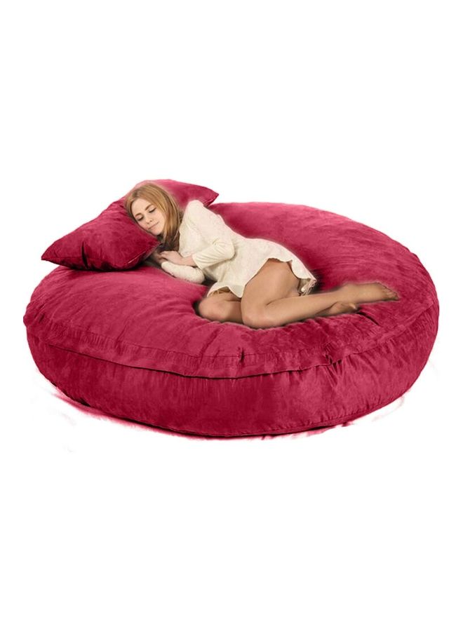 Bed Bean Bag With Pillow Red 135x135x30cm - v1635142923/N51550000A_1