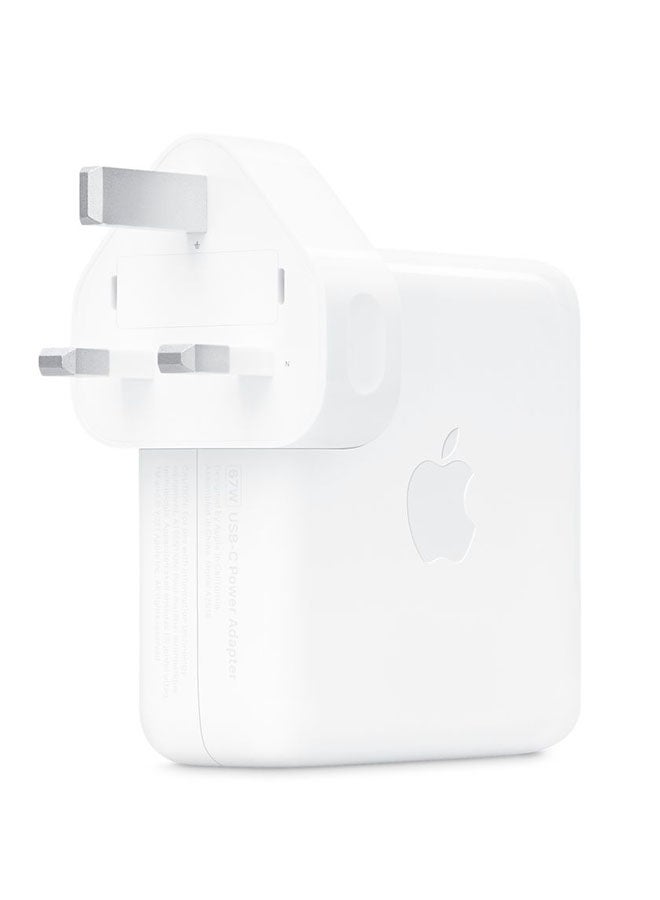 67W USB-C Power Adapter White