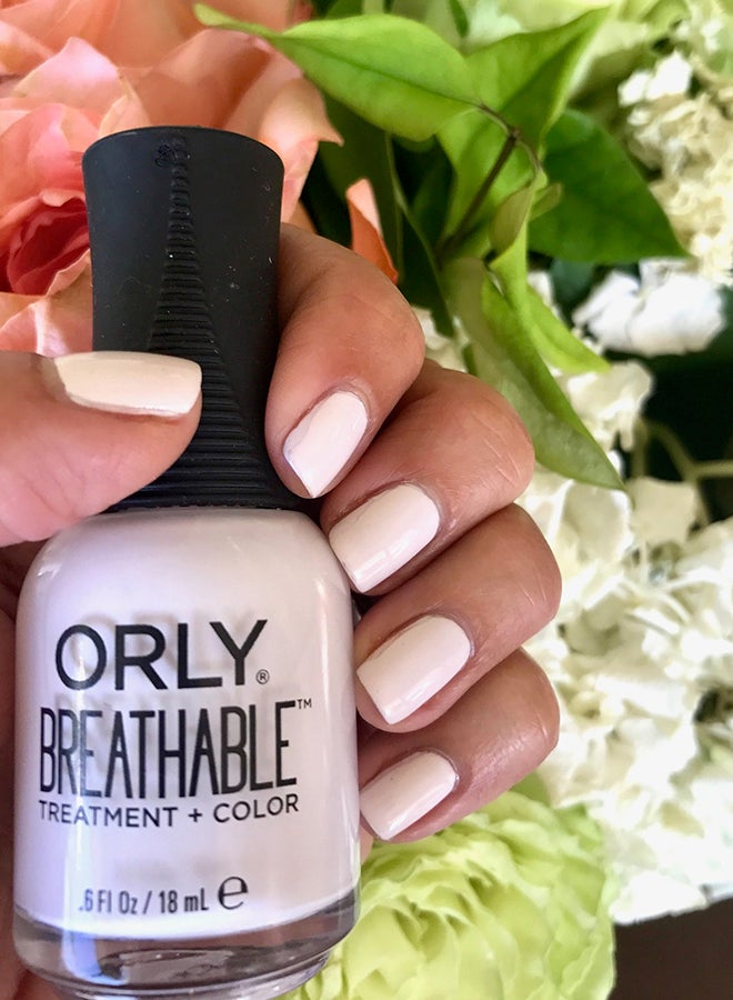 Orly Breathable Treatment Glossy Nail Color Light As A Feather - Image 5