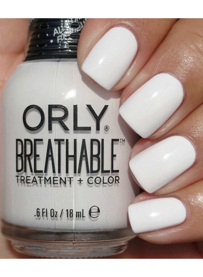 Orly Breathable Treatment Glossy Nail Color White Tips - Image 5