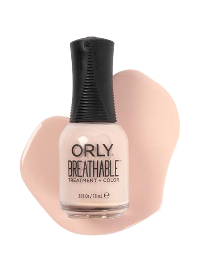 Orly Breathable Treatment Glossy Nail Color Sheer Luck - Image 2