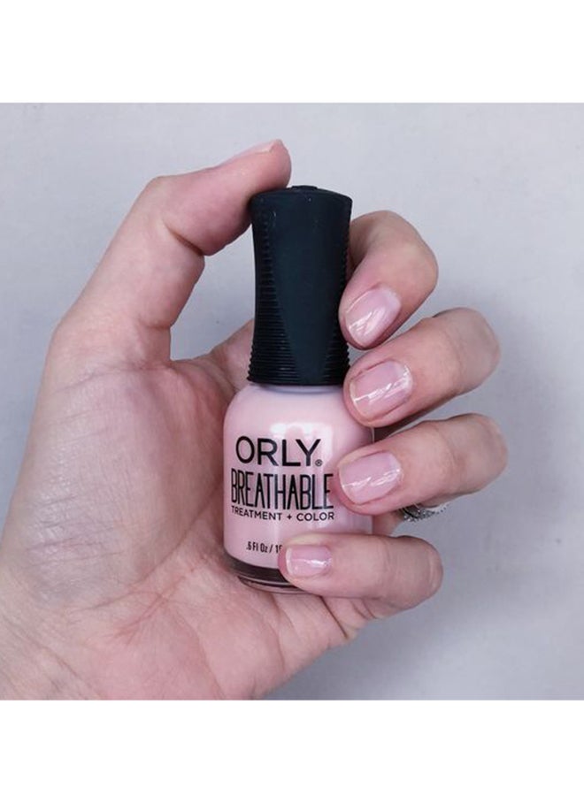 Orly Breathable Treatment Glossy Nail Color Sheer Luck - Image 4