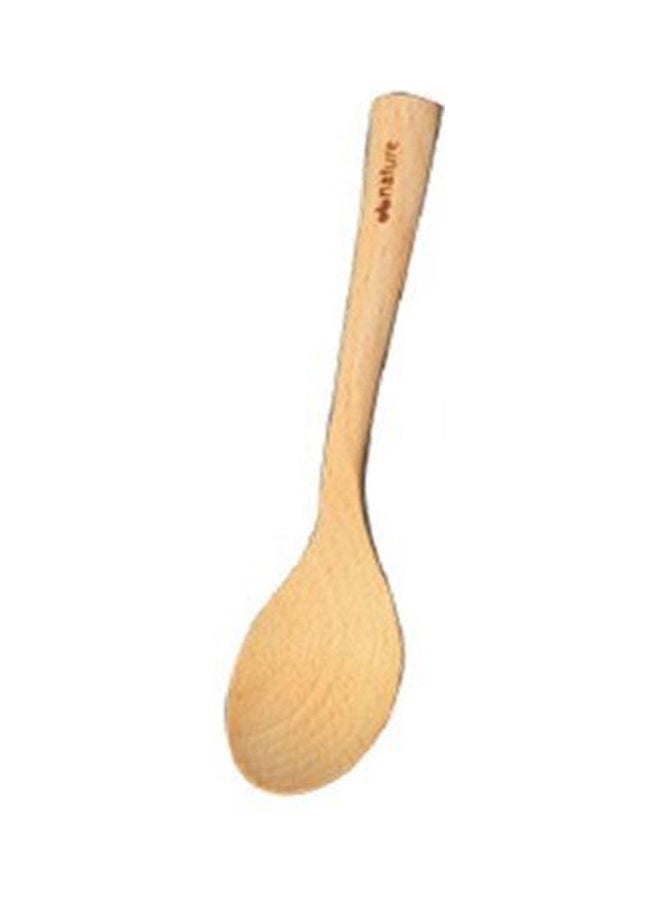 NATURE New Corporation Wooden Soup Spoon Beige 21x6x3cm 