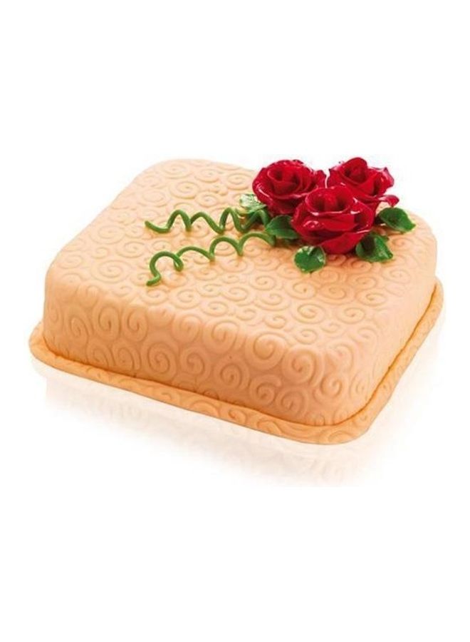 تسكوما صينية كعك مربعة الشكل رمادي 24x24x8سم - Image 3