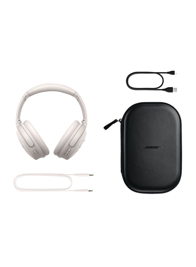 BOSE - Quiet Comfort 45 Wireless Noise Cancelling Headphones White Smoke - Image 1