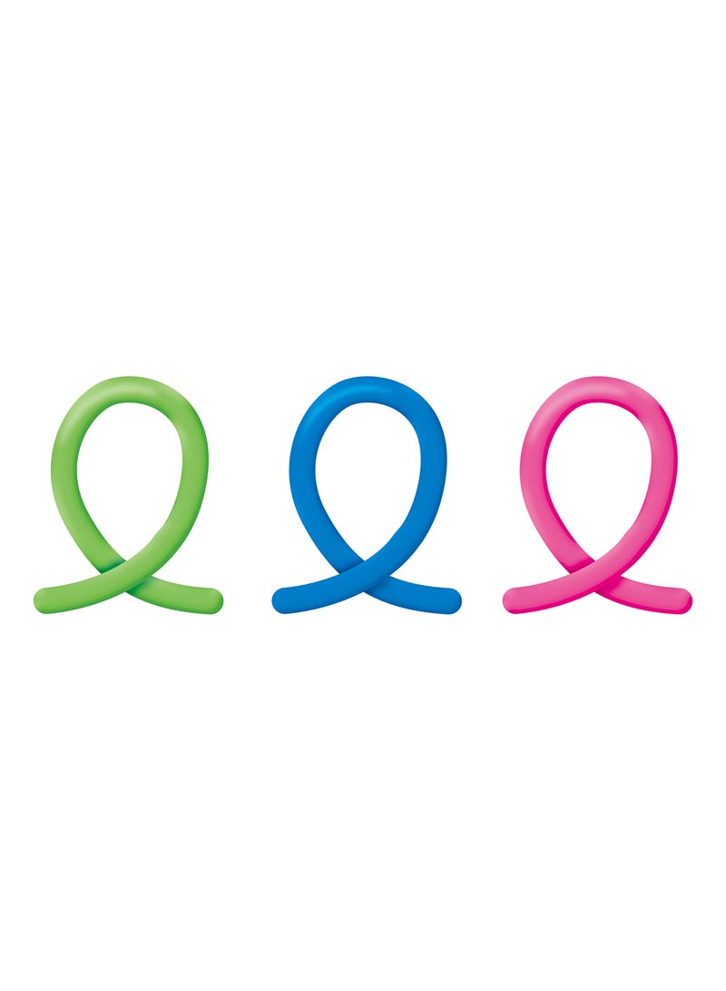 Power Joy Sensory Toy Stretchy Noodle 3 Pieces Assorted - Image 2