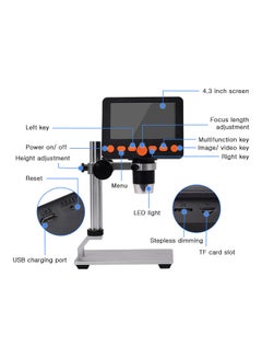 Generic 4.3inch 1080P Wifi Microscope with Adjustable Aluminum Alloy Stand  - Image 3
