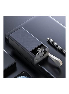 50000.0 mAh Super High Capacity 50000 mAh Power Bank Triple C-Type Input and Double USB Output Black