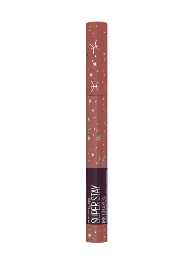 MAYBELLINE NEW YORK - Superstay Ink Crayon Enjoy The View Zodiac Lipstick - Pisces Pisces Enjoy the View - Image 1