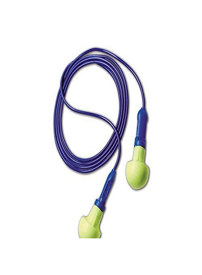 3M 10-Piece E-A-R Push-Ins Earplugs Green/Blue 8 x 3cm  - Image 3