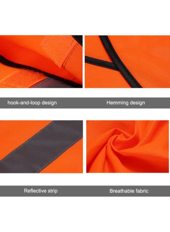 3M Reflective Safety Vest Fluorescent Orange/Grey - Image 2