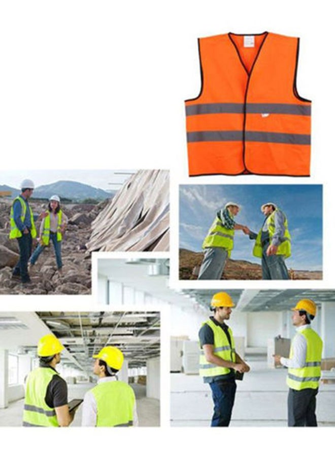 3M Reflective Safety Vest Fluorescent Orange/Grey - Image 3